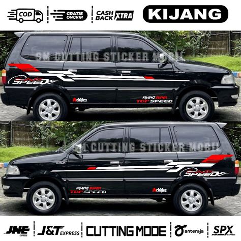 Jual Stiker Mobil Kijang Super Stiker Body Kijang Super Stiker Kijang