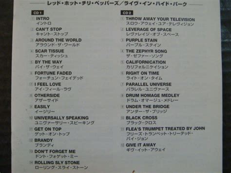 Yahoo オークション RED HOT CHILI PEPPERS レッドホットチリ