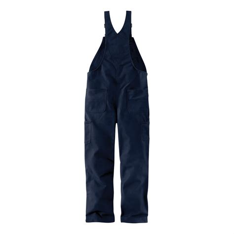 Carhartt Fr 13 Oz Cotton Duck Bib Overall Unlined