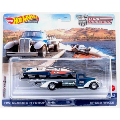 Hot Wheels Team Transport HW Classic Hydrop Speed Waze Shopee Brasil