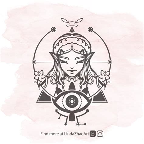 Princess Zelda Svg Etsy