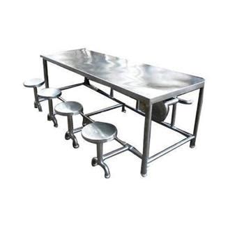 Stainless Steel Seater Restaurant Ss Dining Table Set In Hyderabad