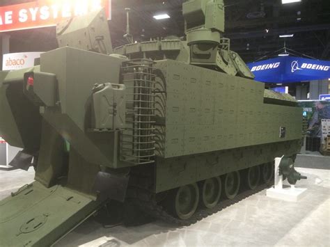 The Back Of The Next Generation Bradley Showing The Triangular