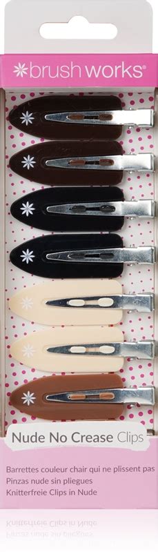 Brushworks No Crease Clips фиби за коса Nude notino bg