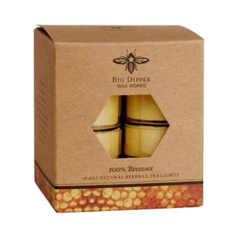 Big Dipper Wax Works Pure Beeswax Tea Lights Box Of Ralphs