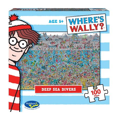 Holdson Puzzle Where S Wally Pc Deep Sea Divers Holdson