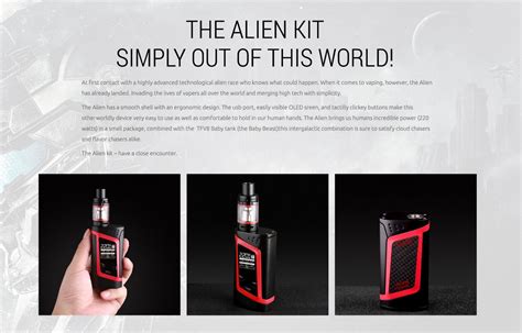 Smok Alien Kit W Box Kit E Cigarette