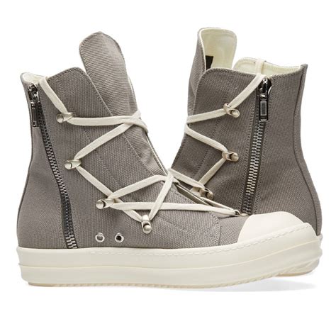 Rick Owens DRKSHDW Hexagram Hi Sneaker Dust Milk END