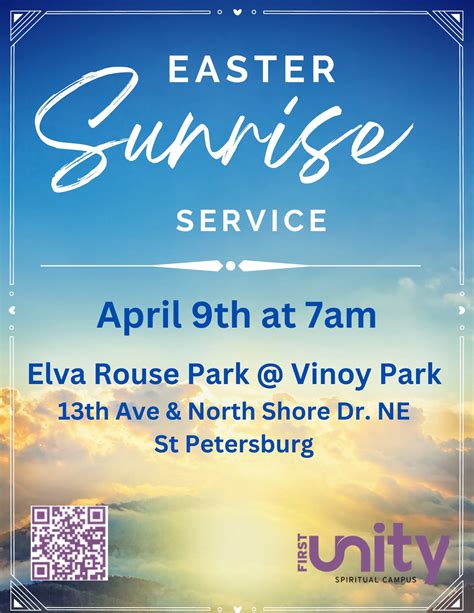 Easter Sunrise Service Flyer