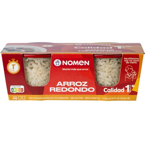 Arroz Redondo Cocido Sin Gluten En Vidrio Listo En Un Minuto Pack