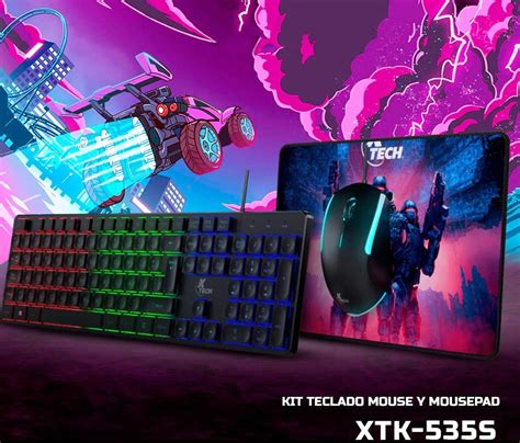 Compuzone Combo Gaming Xtech Hasha Teclado Multimedia Y Mouse Usb