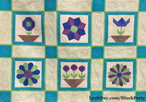 The Free Motion Quilting Project How To Piece A Triple Tulip Flower