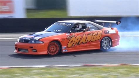 Team Orange Nissan Skyline R33 Gts T Drift Car Rb25det External