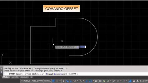 Los Comandos Offset Y Mirror En AutoCAD 2016 YouTube