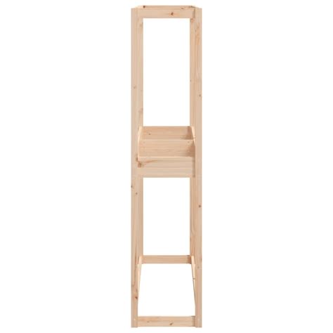 Vidaxl Porte Pneus X X Cm Bois De Pin Massif Vidaxl Fr