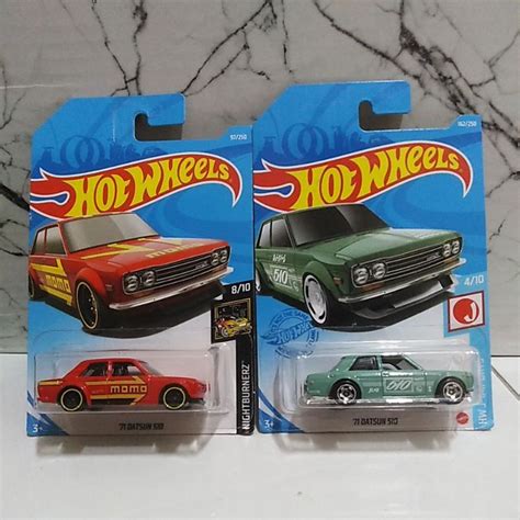 Hot Wheels Datsun Card Not Mint Shopee Malaysia