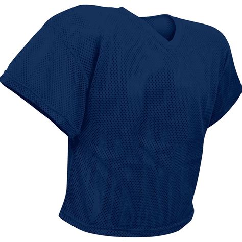 Champro Sports Gridiron Porthole Mesh Football Practice Jersey Youth Medium Navy