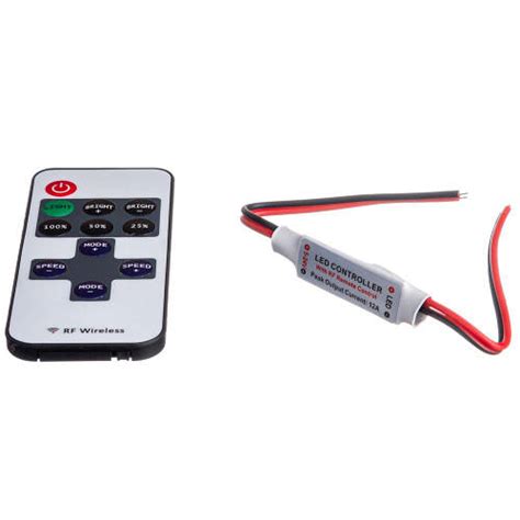 Диммер AVT 6А 5-24V 11кнопок пульт RF для одноколірної LED стрічки (ID ...