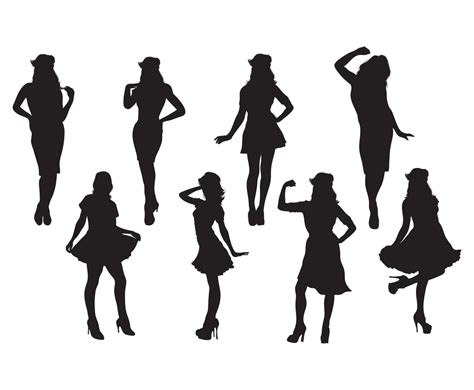 Woman Silhouette Vectors Vector Art & Graphics | freevector.com