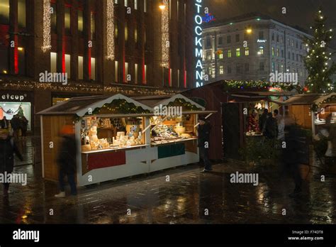 Christmas market in Helsinki Finland Stock Photo - Alamy