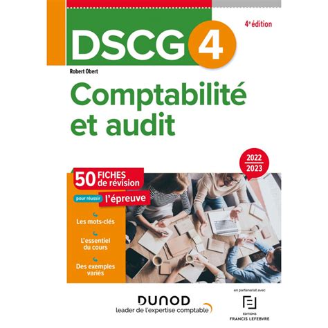 Comptabilit Et Audit Dscg Fiches De R Vision Edition