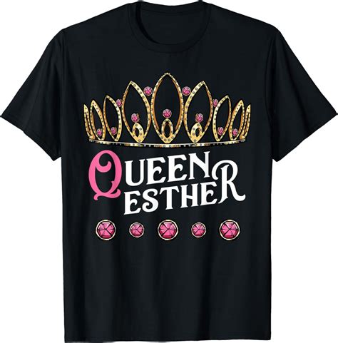 Queen Esther Purim Costume Humorous Holiday Carnival T Shirt