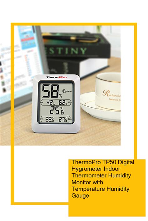 ThermoPro TP50 Digital Hygrometer Indoor Thermometer Humidity Monitor