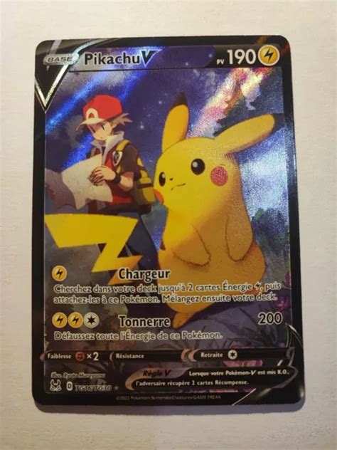 Carte Pok Mon Pikachu V Tg Tg Origine Perdue Eb Neuf Fr Eur