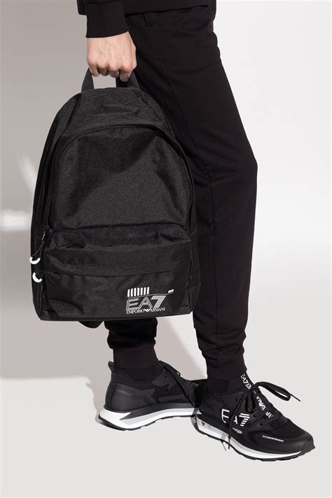 Black Sustainable Collection Backpack Ea Emporio Armani Vitkac Gb