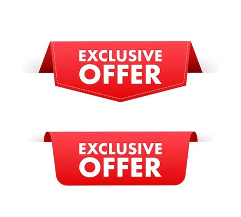 Premium Vector Exclusive Offer Label Badge Shop Now Vector Stock