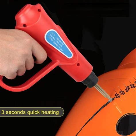 New Plastic Welder W Heat Gun Hot Stapler Plastic Welding Machine Bumper Soldering Iron