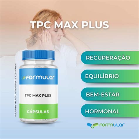 Tpc Max Plus Terapia Pós Ciclo Recuperação 100 Natural