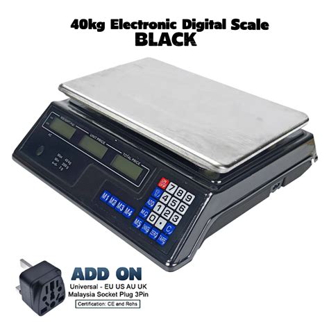 Kg Rechargeable Commercial Scale Electronic Digital Price Computing