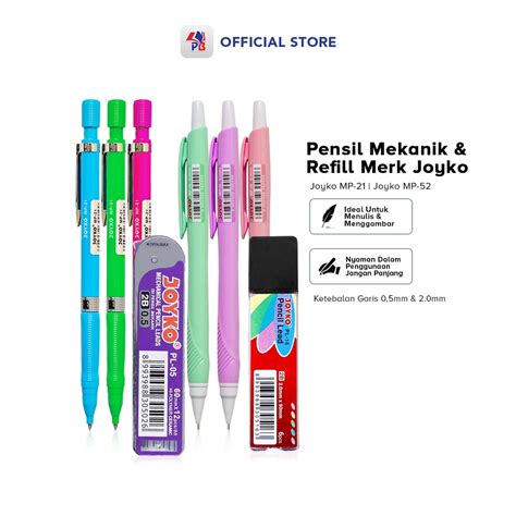 Jual Pensil Mekanik Joyko Seri Mp Mp Dan Refill Pensil Mm