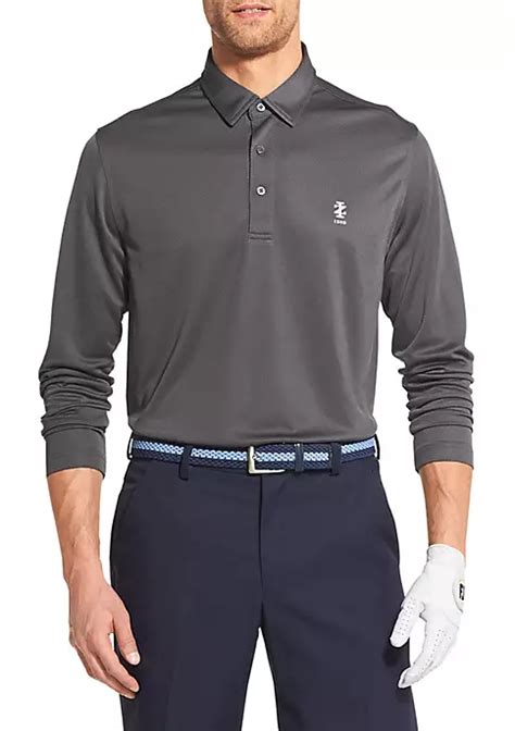 Izod Golf Long Sleeve Polo Shirt Belk