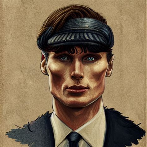 KREA AI A Portrait Of Cillian Murphy As Tommy Shelby In Fr