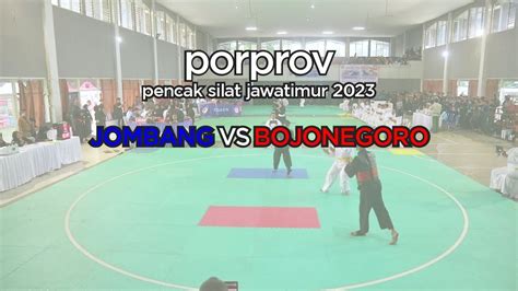 Porprov Pencak Silat Jawatimur 2023 Kelas A Putra Biru JOMBANG VS