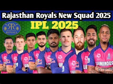 ipl  rajasthan royals team  squad rr full squad  rr