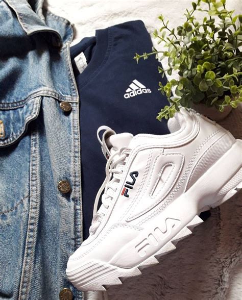 Fila Disruptor White White Photo Chlooegrn Instagram Fila