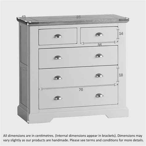 Grey Chest Of Drawers St Ives Oak Furnitureland