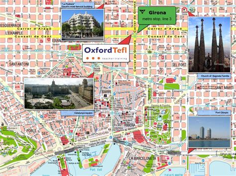 Barcelona tourism map in 2023 | Barcelona tourist map, Barcelona map, Tourist map