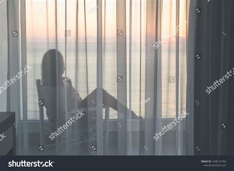 Naked Beautiful Female Wrapped Blanket Sitting Stock Photo Shutterstock