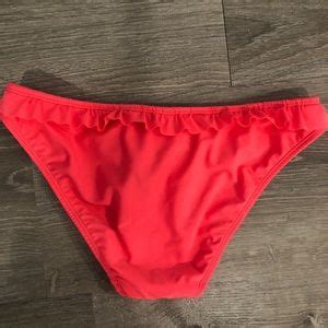 Shoshanna Swim Nwt Shoshanna Coral Ruffle Bikini Medium Poshmark