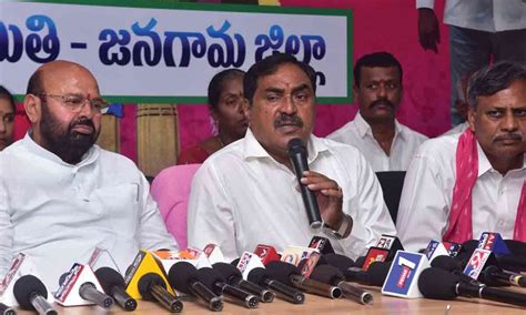 Jangaon Congress A Sinking Ship Says Errabelli Dayakar Rao