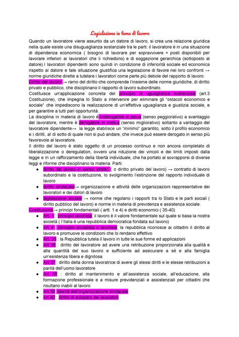 Legislazione In Tema Di Lavoro Legislazion I Tem D Lavor Quando Un