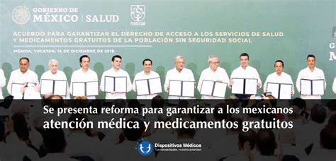 Se presenta reforma para garantizar a los mexicanos atención médica y