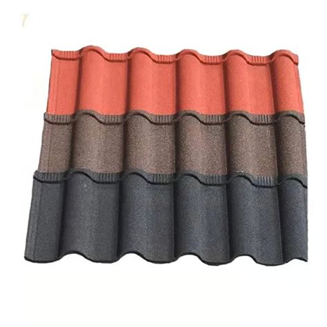 Stone Coated Galvalume Metal Roof Tiles Milano Stone Coated Steel Roof