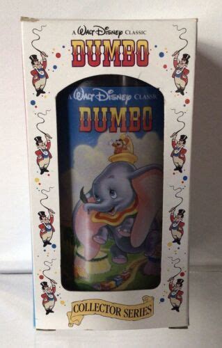 Walt Disney 1994 Collector Series Dumbo Burger King Coca Cola Plastic