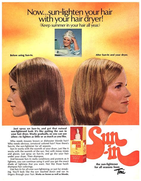 RetroNewsNow On Twitter 1969 Retro Ad Sun In Hair Lightener