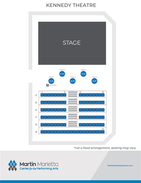 Venues and Seating Charts